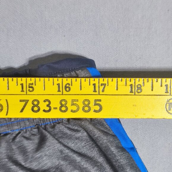 Speedo swim trunk men's size L light blue with grey colour - Picture 10 of 12